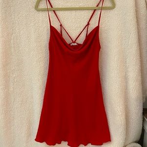 NWOT Red Free People Slip Dress (XS)